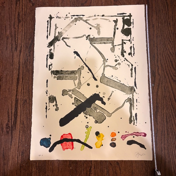 Roland Ginzel Lithograph "Untitled" TRUST 2 of 5 - 1981 - Picture 7 of 12